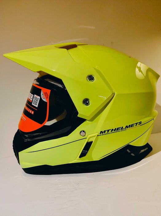 Capacete criança MT duo-sport trail adv motard mota novo