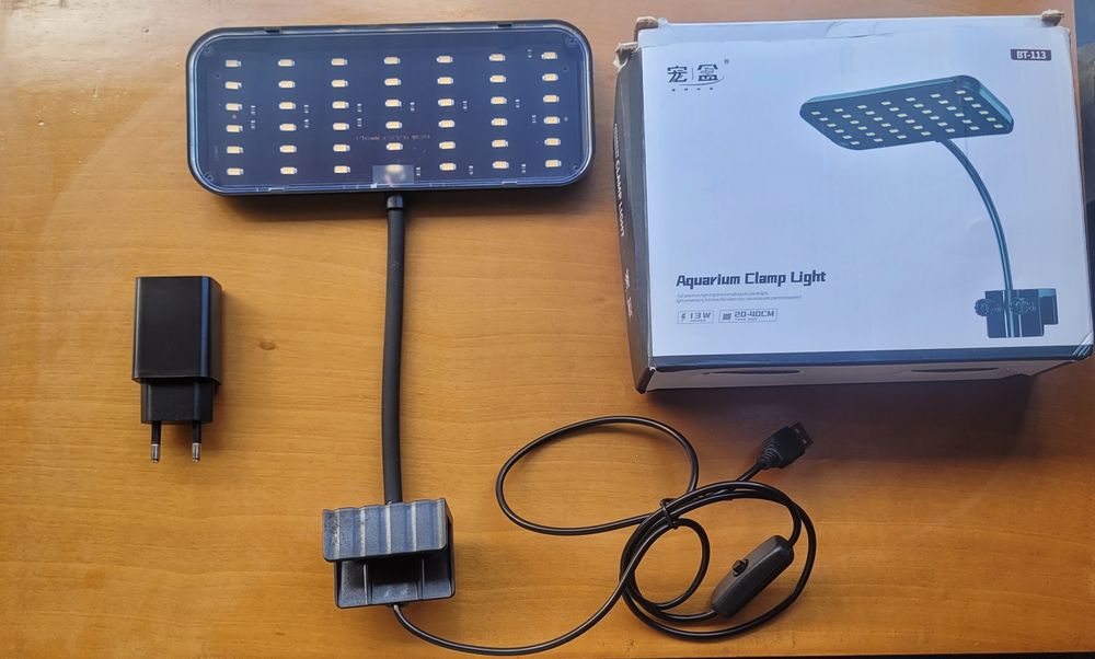 Luminária LED para Aquário 92RA, Iluminação 360°,