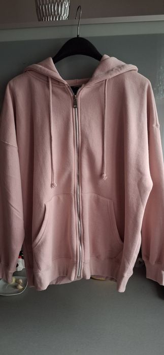 Bluza dresowa  na zamek  z kapturem