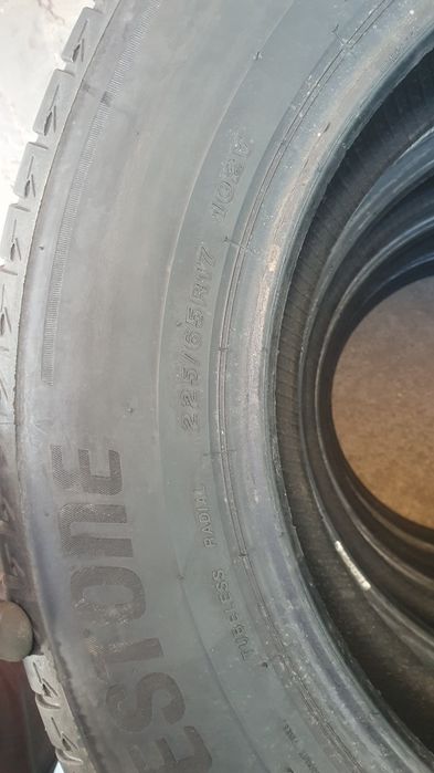 Комплект коліс Bridgestone 225/65/17 ЛІТО 2020 року Протектор 5 мм.