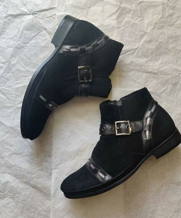 40 розмір Vitto Rossi, зимові ботинки на хутрі, сапожки чоловічі , мех