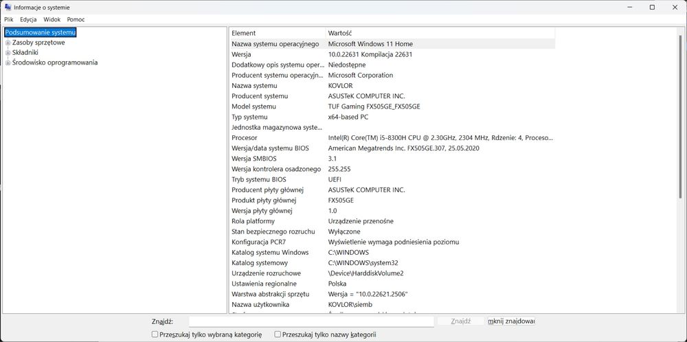 ASUS TUF Gaming FX505GE | i5-8300H | GTX 1050 Ti 4GB | 16GB RAM | SSD + HDD