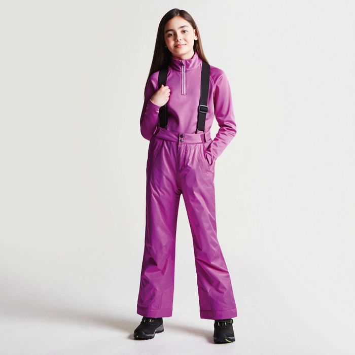 Теплые зимние горнолыжные штаны брюки полукомбинезон комбинезон 9-10 л