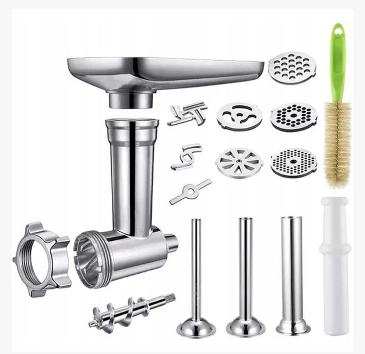 Metalowa przystawka do mielenia mięsa