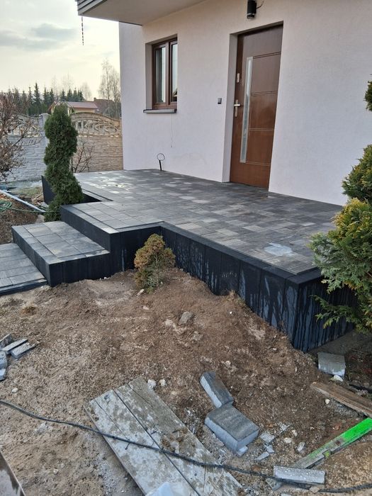 Układana kostki brukowej