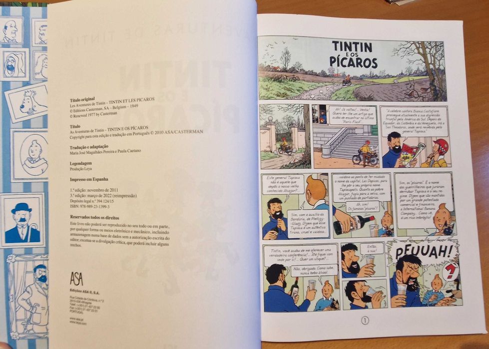 Comic Tintin novo