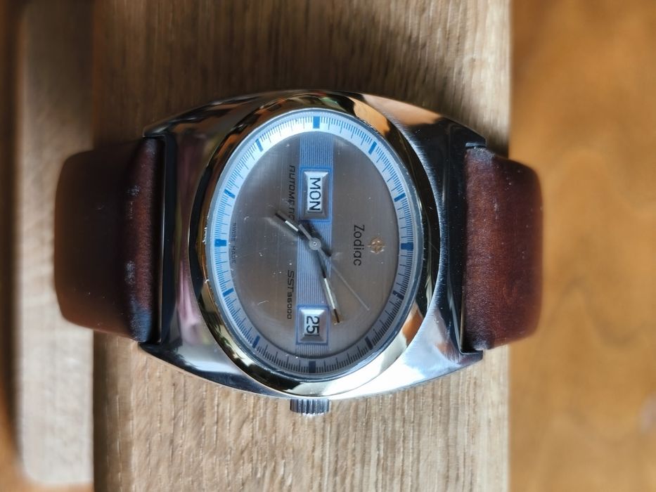 Zegarek męski vintage - ZODIAC - sst 36000