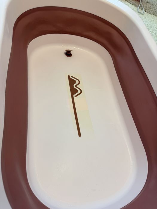 Ванночка складна Babyhood Крокодил рожева