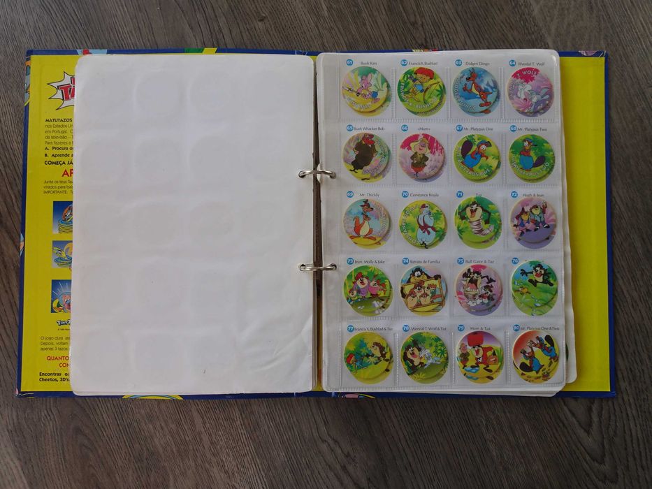 Antigo Dossier Matutano Matutazos com 139 Tazos