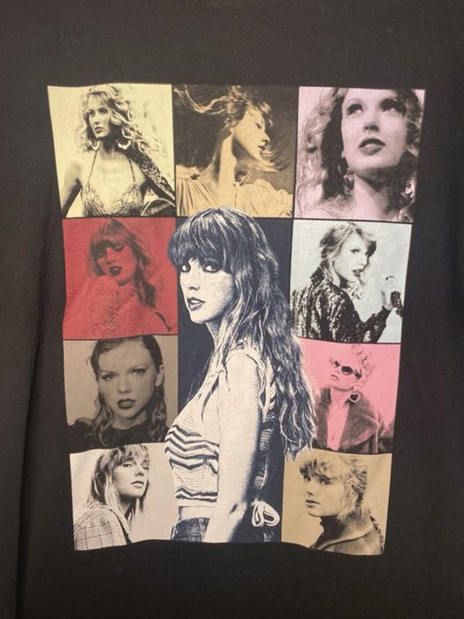 Taylor Swift Black T-shirt - The Eras Tour Merch