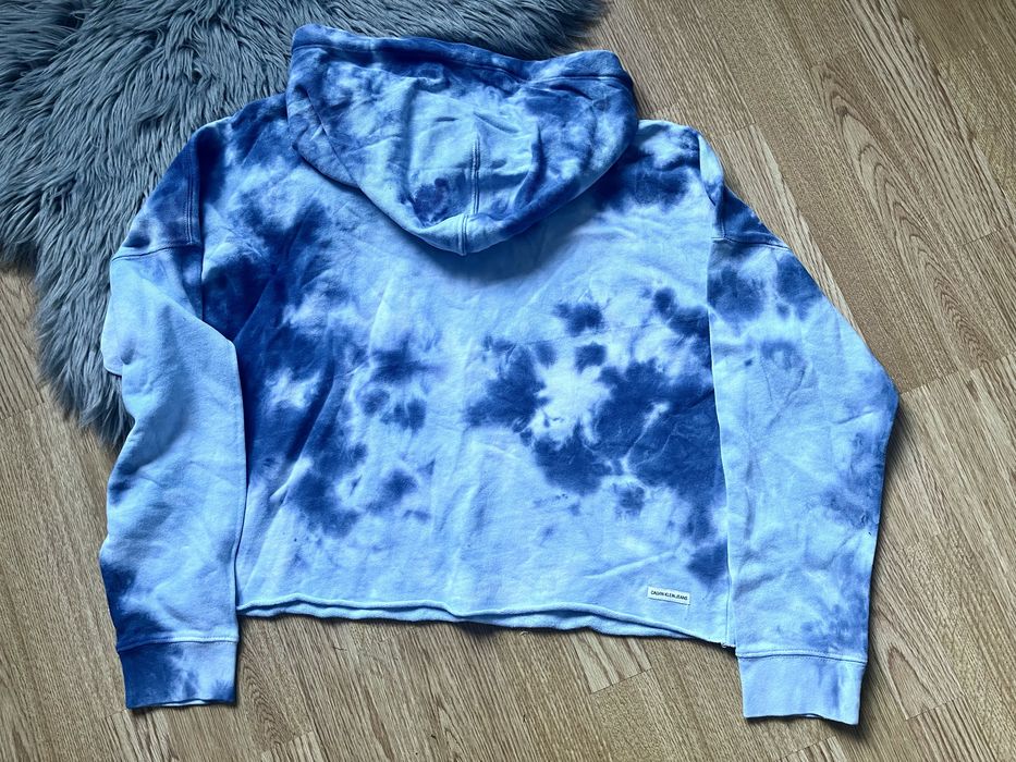 Bluza oryginał Calvin Klein bawełniana L /XLombre oversize kaptur nowa