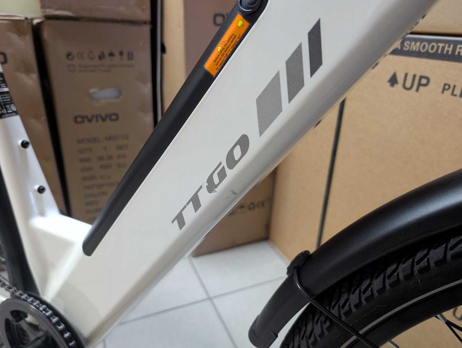 Rower elektryczny TTGO C3 biały