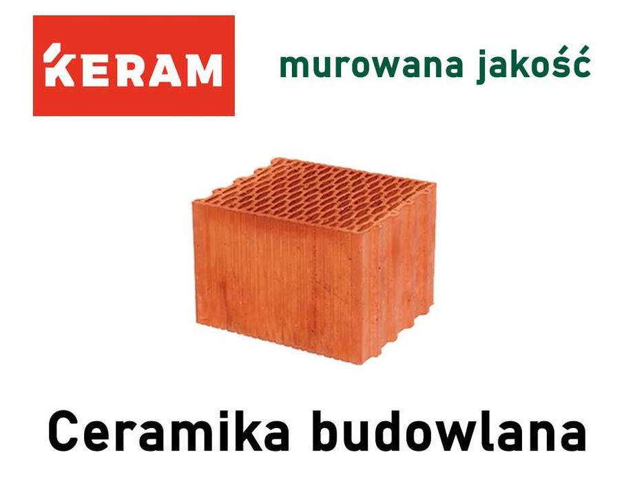 pustaki ceramiczne MAX pustak KERAM 25 P+W 360/250/238