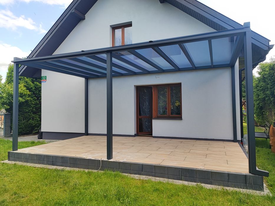 Konstrukcja zadaszenia tarasu