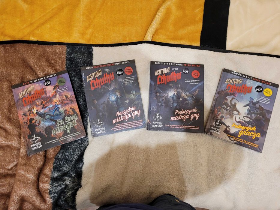 Achtung Cthulhu ZESTAW - NOWY/FOLIA/POLSKI/Dodadkowo wersja PDF gratis w środku