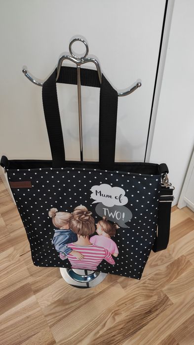 Torebka dla mamy torba mama i dzieci shopper bag mama i dwie córki