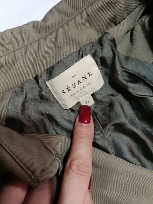 Редкая куртка пальто тренч женский Sezane Оригинальный