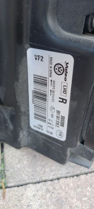 Lampa prawy przód VW Polo 6r