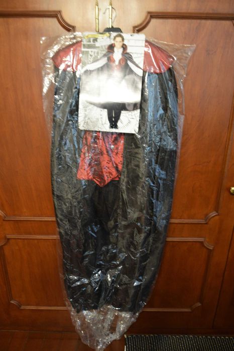 Carnaval fantasia Drácula Vampiro Luxo Adulto