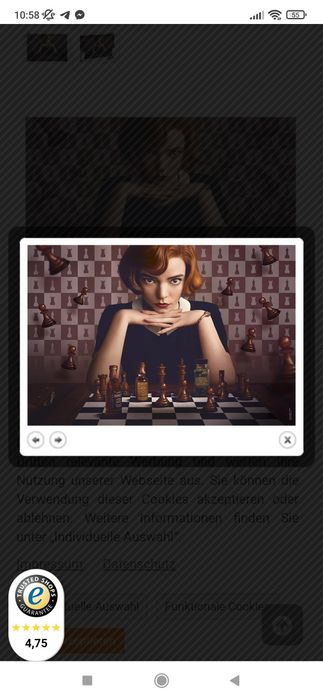 Пазли Queen's gambit 1000 деталей Нові