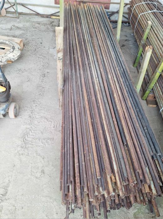 Tyczki do drzewek owocowych 3,3m - metalowa rurka 1/2 cala i 3/4 cala