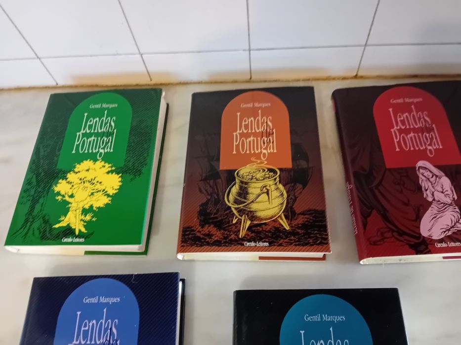 Conjunto de 5 Livros Lendas de Portugal