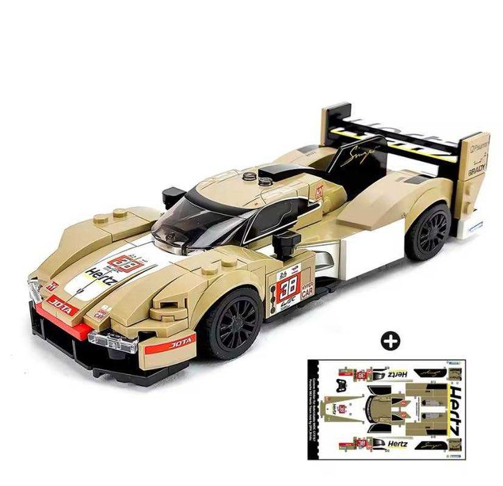 Klocki wzór LEGO HERTZ 963 LeMans HYPERCAR Autko Samochodzik PUDEŁKO