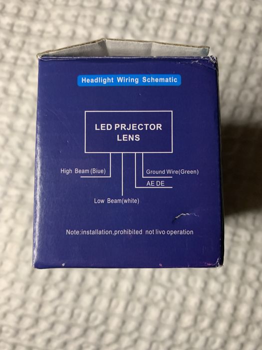 Luzes Led brancas para motociclo