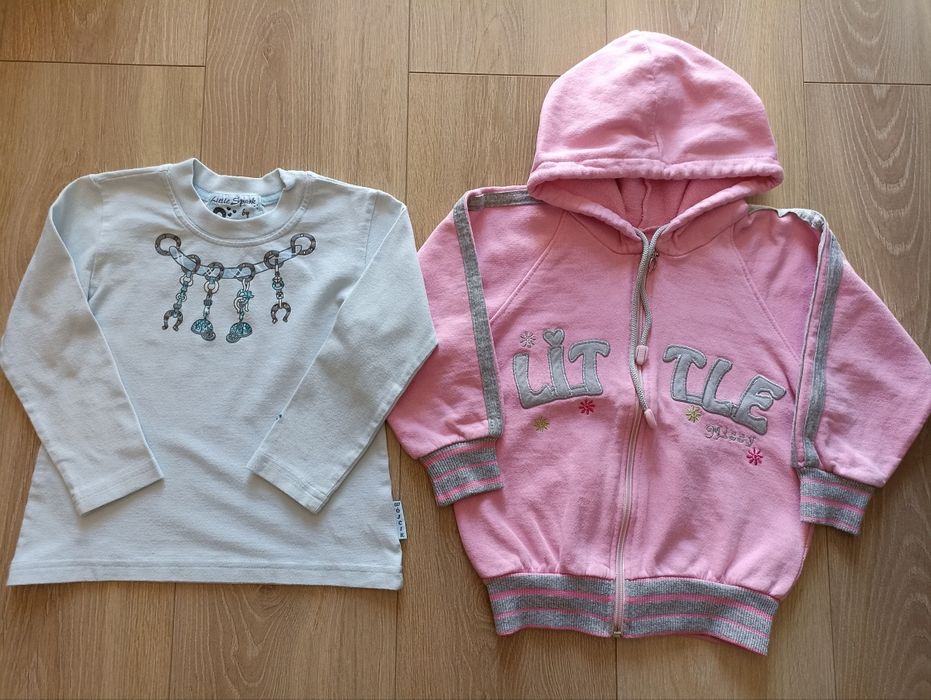 Zestaw bluzek dla dziewczynki 98