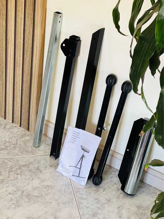 1x cavalete de rolamento com altura ajustável