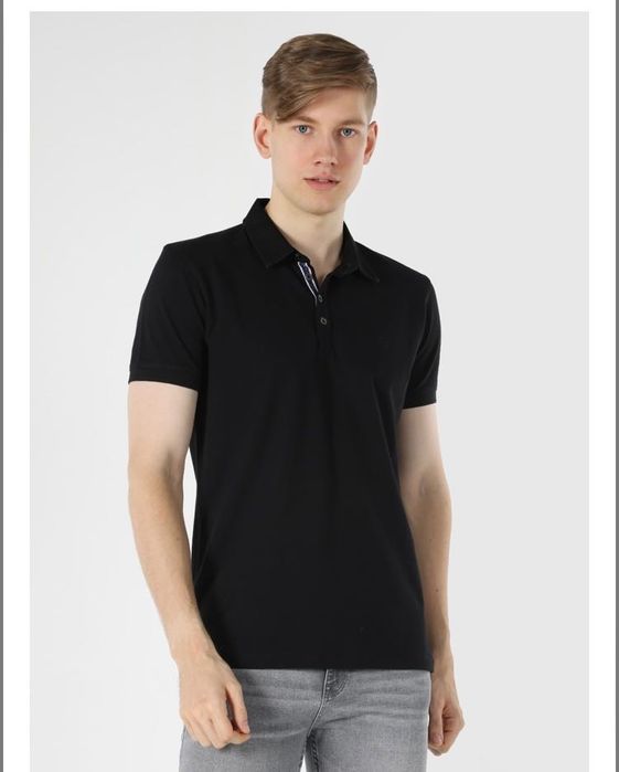 Поло Colin's Black XL Slim