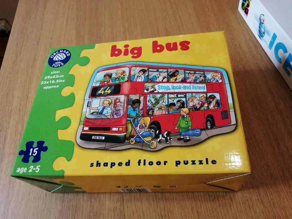 Puzzle orchard toys big bus