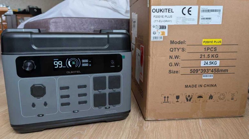 OUKITEL P2001E Plus 2400W 2048Wh В НАЯВНОСТІ