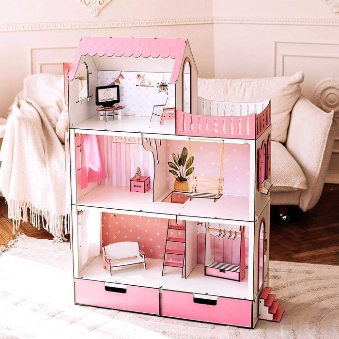 Ляльковий будинок Кукольный домик Дом куклы Барбі ЛОЛ LOL