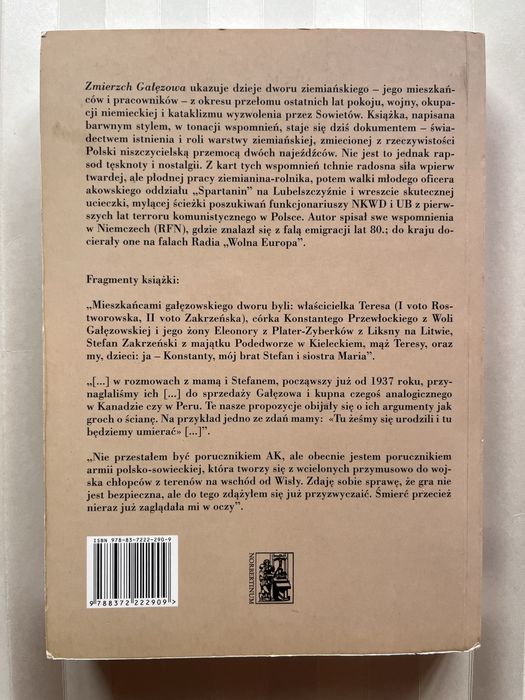 Zmierzch Gałęzowa Konstanty Rostworowski wspomnienia Kresy WW2 AK historia książki historyczne