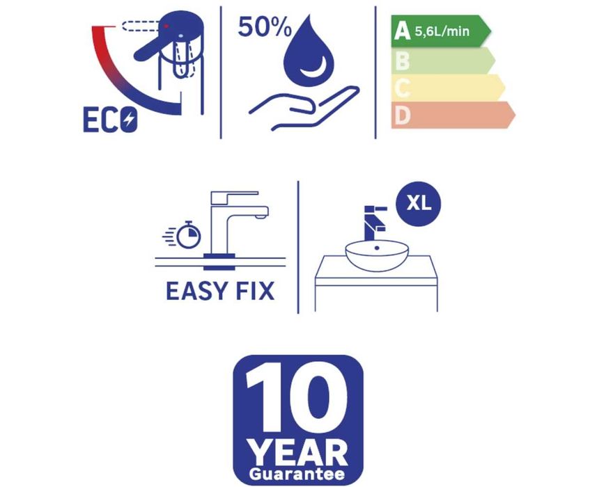 3 torneiras novas - Sensea Hilo Cano Alto (preço unidade)