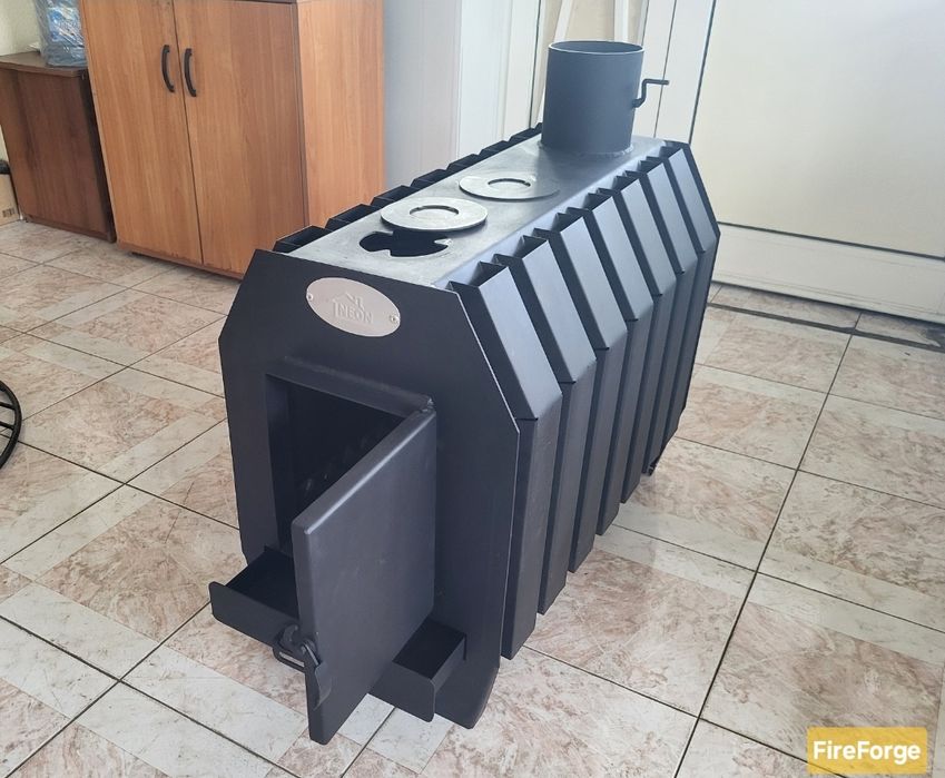 От 10 до 200м2/ Печь Булерьян Буржуйка / Піч Булер'ян с Комфоркой