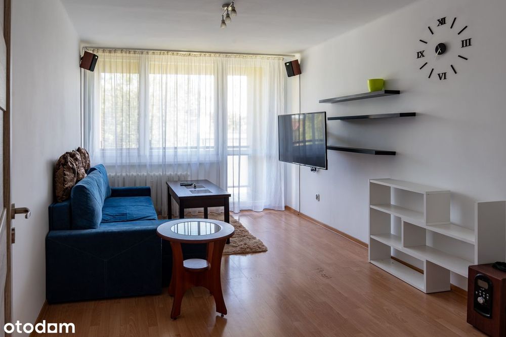 WYNAJĘTE DO 04.2027 2 pokoje, 47m2, loggia, CO miejskie, urządzone