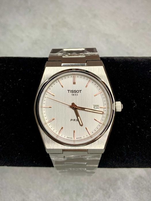 Чоловічий швейцарський годииник Tissot PRX. Мужские швейцарские часы