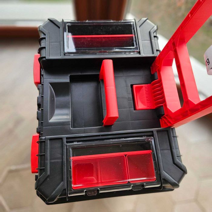 XXL Nowy Zestaw 4w1 Skrzynka Narzędziowa na kółkach + Walizka +GRATISY