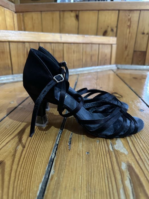 Buty do latino Burtan Havana czarne 38 r. , 24,5 cm