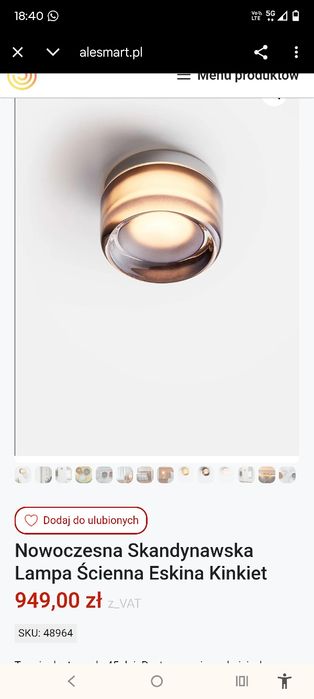 Zestaw 3 klinkietów lamp designerskich