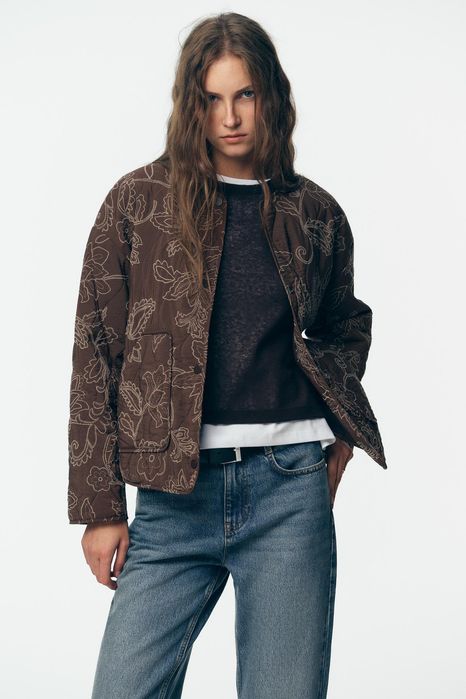 Куртка ZARA, нова з вишивкою