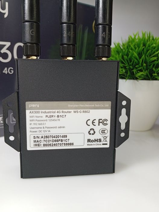 Wi-fi Вайфай роутер модем 4G SIM CARD Plery AX300 ‼️ЛЮБИЙ ОПЕРАТОР‼️