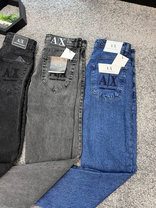 Джинси Armani Exchange чорні чоловічі джинсы Армани синие штаны Армані