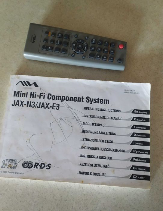 Музичний центр Aiwa jax n3 (CD, MP3, FM): 1 500 грн. - Музыкальные