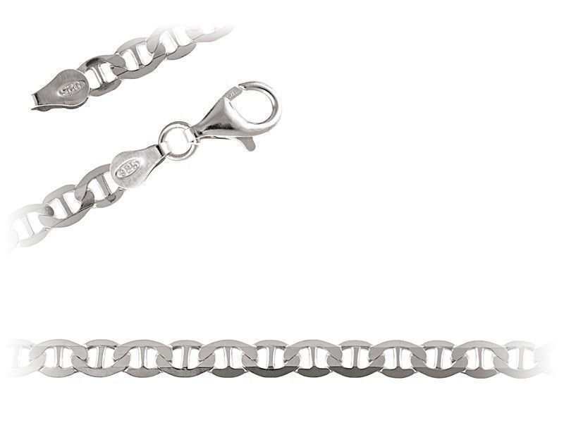 Srebrny Męski Łańcuszek Łańcuch Marine 4.2Mm 55Cm Tds_100_55