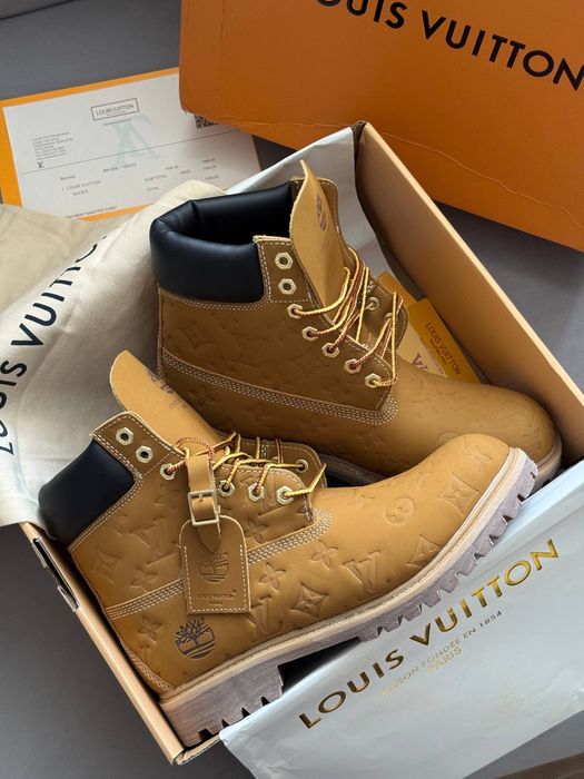 Черевики Timberlands x Louis Vuitton Зимові