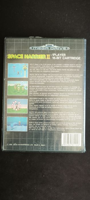 Jogo Mega Drive Space Harrier II (Original)