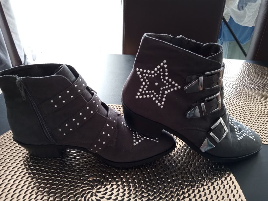 Botki przejściowe damskie r.37